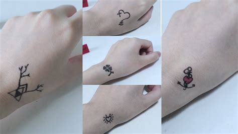 Phim ma đạo tổ sư: Vẽ hình xăm đơn giản bằng bút bi - How to make tattoo at ...