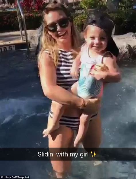 'i feel like a f***ing loser': Hilary Duff shows off slim figure in retro swimsuit on ...