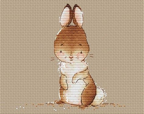 Free counted cross stitch patterns are easy to save and print out for use in creating lovely home decorations and gifts. Little Bunny love Cross Stitch Pattern Instant download ...