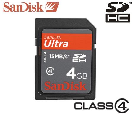 I needed a new memory card for my digital photo frame and my 8gb card wasn't large enough. FREE SHIPPING! SanDisk 4GB Ultra SDHC Secure Digital SD ...