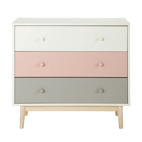 Одежда и аксессуары kamode vintage. Vintage Kommode, weiß/rosa Blush | Maisons du Monde