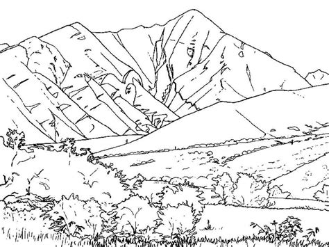 Realistic landscape coloring pages 1000 images about coloring pages on pinterest spotlight coloring 1638 x 1230px 1349.96kb. Mountain Scenery Coloring Pages - Dejanato