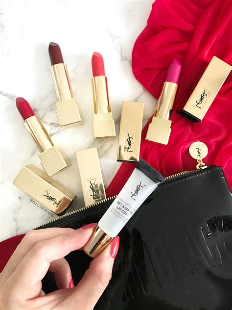 Purienne slrd editions exclusively available at saint laurent rive droite by anthony vaccarello 213 rue. YSL Rouge Pur Couture The Mats & Set and Matte Lip Coat