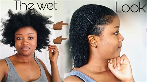 Then, i place my hair in two low buns while i wash the rest of my body. Natural Wet Hairstyle - Best Hairstyles Ideas