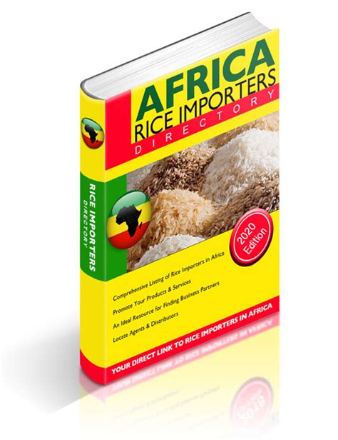Here is what you should know before you start an import/export business. Database of Rice Importers in Africa: Rice Dealers in ...