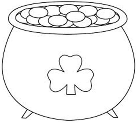 Patrick's day coloring page and many more from primarygames. Pot Of Gold Vector at GetDrawings | Free download