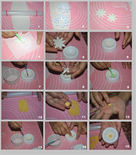 Jadi janganlah makan bunga tu sebab ianya sebagai hiasa resepi korean flower buttercream. PATYSKITCHEN: HOW TO MAKE FONDANT DAISY / CARA MEMBUAT ...