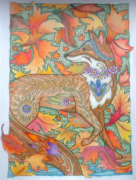 During the summer, coat colour can be greyish brown. Marjorie sarnat fanciful foxes | Fox coloring page ...