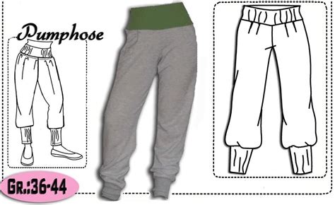 Eine babyhose oder pumphose ist das ideale. Damen Pumphose Nahen Schnittmuster Kostenlos