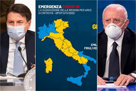 Coronavirus, 15 regioni in zona arancione o rossa. Perché la Campania è zona gialla e non arancione? Le ...