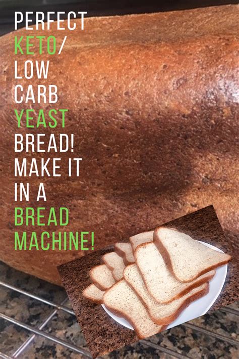 This bread looks like a regular wheat bread but has 20x fewer carbs than normal bread. Can a keto or low carb bread be made in a bread maker with ...