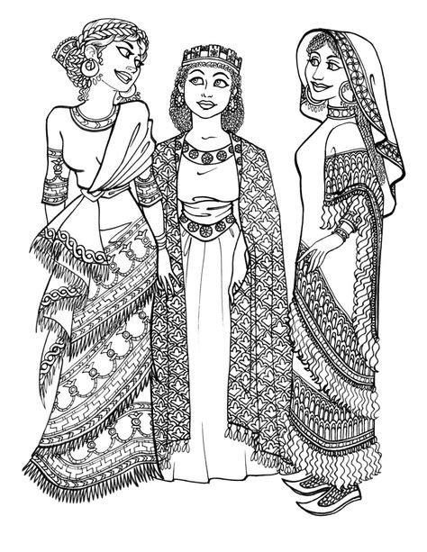 The picture to the left is of an assyrian warrior. Ancient_Assyrian_Girls_by_Scargut_the_Gutless | my henna ...