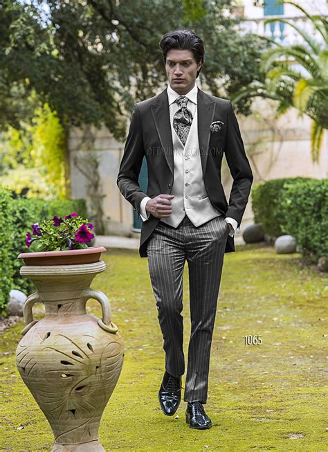 Abito da cerimonia uomo Demi - Tight nero con gilet in ...