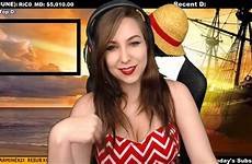 twitch tits streamer shows her sexy off