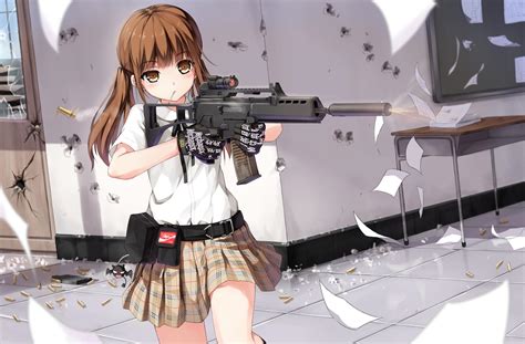 We have 61+ background pictures for you! HD yuri shoutu, anime, girl, guns, shells, pieces ...