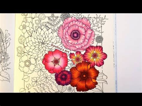 World of flowers by johanna basford pencils: Coloring FLOWERS🌸🌷 - Part 1 | WORLD OF FLOWERS by Johanna ...