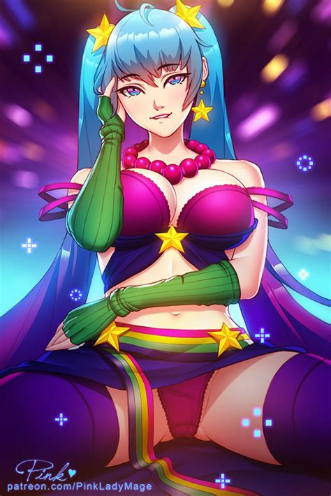 Come to the dark side, we have cookies as big as you. PinkLadyMage on Twitter: "Arcade Sona from #LoL, she is so ...