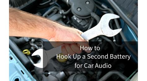 There are two ways to connect batteries depending on what you are trying to accomplish. How to Hook Up a Second Battery for Car Audio | Innovate Car