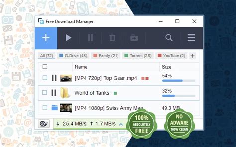 By default, every single device, service, and app that belongs to google is selected for export. Free Download Manager - Chrome Web Store