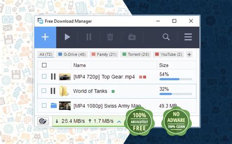 Mp4, m4v, 3gp, wmv, flv, mo, mp3, webm, etc. Free Download Manager - Chrome Web Store