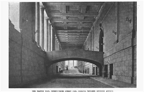 The massive development of the steel industry led to a swift reduction in price. American Architect, 1910 | Pennsylvania Station, 1910 ...