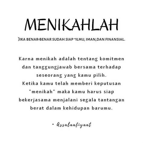 Cinta dalam pernikahan adalah kesabaran tanpa batas, kemesraan tidak selalu bisa dinikmati setiap hari. JODOH SAMPAI JANNAH Official ⭕ di Instagram in 2020 ...