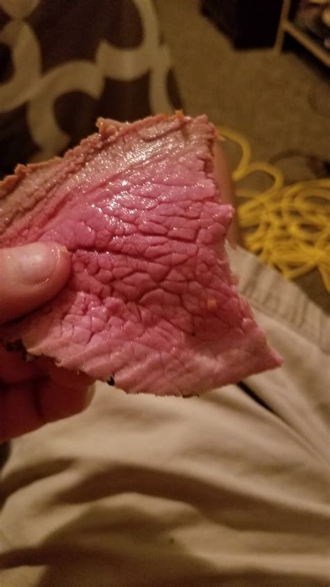 Leaving prime rib roast uncovered while roasting allows the meat to develop a nice brown . Eye of round using Chef John's prime rib method? : AskCulinary