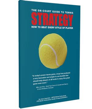 Learn from the best with this great tennis strategy book. On Court Tennis Strategy Book From Capestany Tennis, Inc.