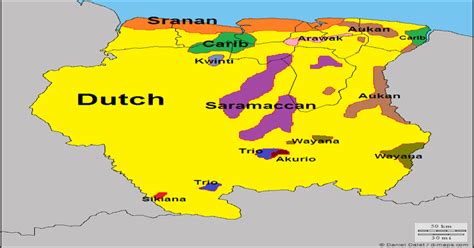 The official language is dutch. Languages of Suriname 720 × 770 : MapPorn