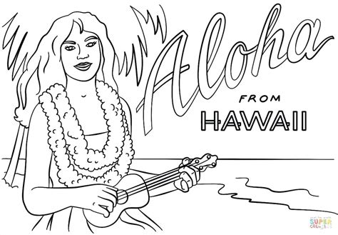 Perfect for coloring, interactive notebooks, or state reports. Hawaii State Flower Drawing at GetDrawings.com | Free for ...