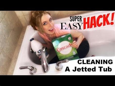 I had remembered that prior to using a jacuzzi tub that hasn't been used in a. HOW TO CLEAN A JET TUB | CLEANING A JETTA WHIRLPOOL JETTED ...