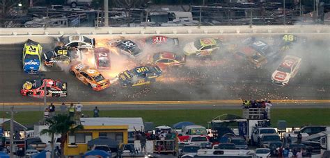 Off the final corner on sunday at denny hamlin celebrates in victory lane after winning the nascar daytona 500. Denny Hamlin Wins Wreck Filled 2019 Daytona 500 | GM Authority