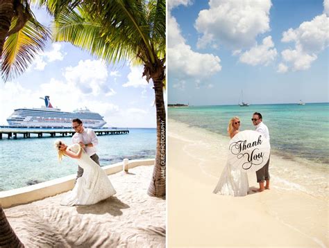 Weddings on the beautiful beaches of cozumel are our specialty. Mr Sanchos Cozumel Wedding Photography: Shannon and Kyle | Cruise ship wedding, Cruise wedding ...