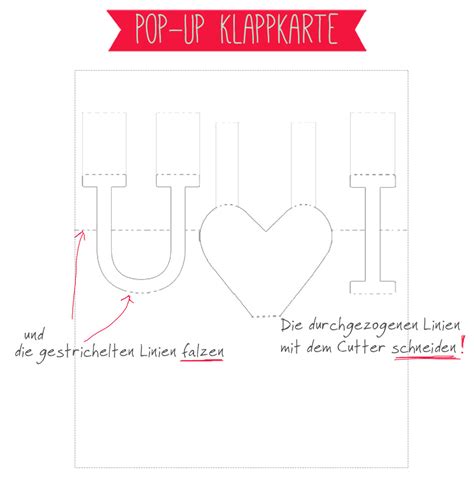 Pop up vorlagen zum ausdrucken pop up karten vorlagen popup. Freebie auf einhochzeitsblog.com: Pop-Up Karte als ...