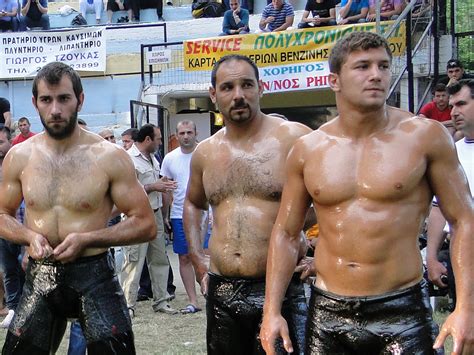 Huge online supplement store, workouts database and fitness education platform. Oil Wrestlers | Flickr - Photo Sharing!