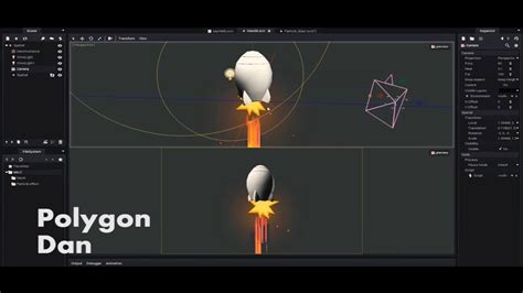 This means that you can fix or improve any part of the engine yourself and choose whether to contribute it back or keep it private. Godot Engine - missile model + 3D particle effect - YouTube