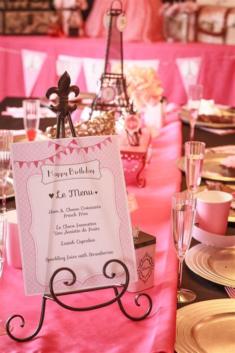 Create a memorable paris party. A Night In Paris Party with printables from simonemadeit ...