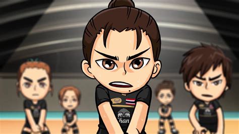 The image can be easily used for any free creative project. Grand Sport Volleyball Animation "ยอดหญิงชิงแชมป์เปี้ยน ...