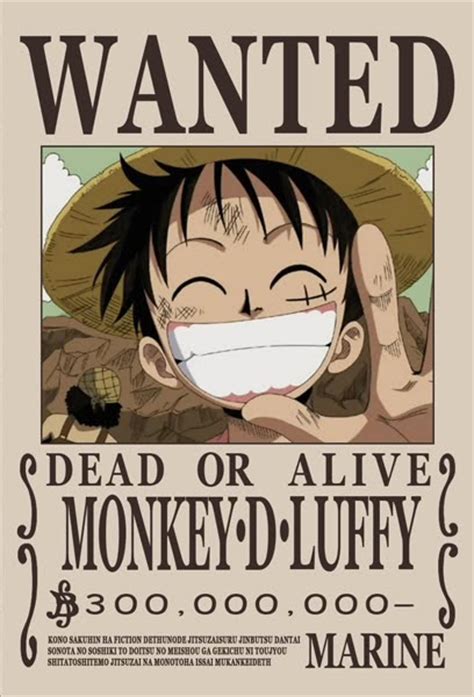 Bounty karakter one piece bisa didapat hidup atau mati (dead or alive). Mararía y el manga: one piece carteles de se busca