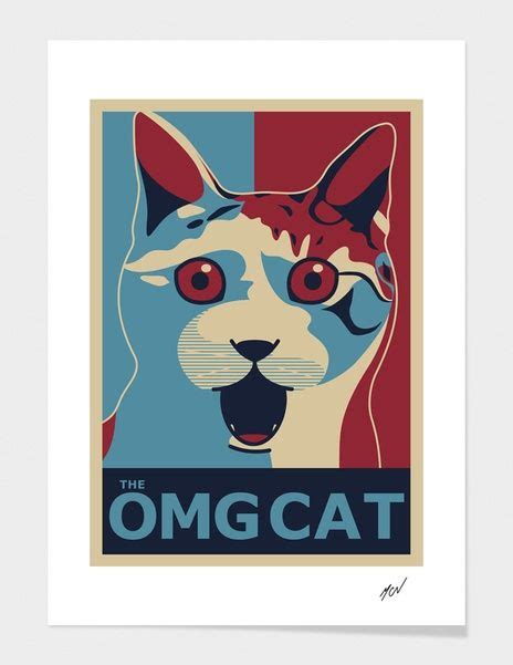 Enormous maine coon cat sean coonery talking. Curioos.com | "Maicon MCN - The OMG Cat - Ob Poster" by ...