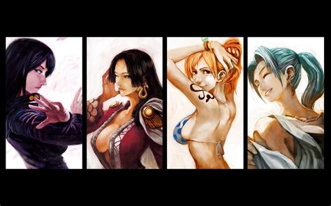 Anime one piece trafalgar law nico robin hd wallpaper. Wallpaper : anime, One Piece, Nami, Vivi, Nico Robin ...