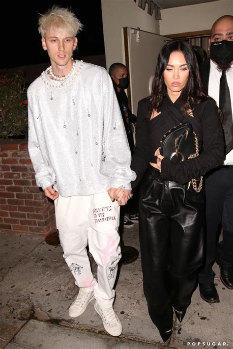 Usually, i'm really excited by machine gun kelly's style, but on this occasion i was a bit underwhelmed by him in this balmain spring 2021 tux. Monochromatic dressing done right. | Megan Fox's Best ...
