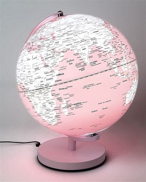 Find free stock images about office table which contain the color pink (#ff00ff). Globe Pink Table Lamp | Pink table lamp, Pink office decor ...