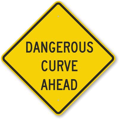 The road ahead curves slightly in the direction indicated by the arrow, adjust your speed accordingly before you enter the curve. New Kentucky Study Illustrates Need For Warning Signs at ...