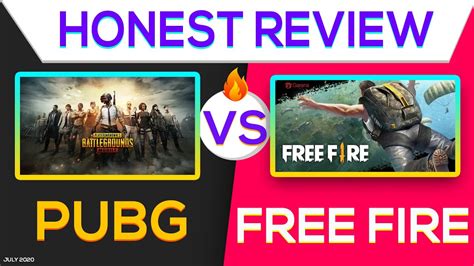 In the post, we are going to see the comparison of pubg online multiplayer battle royale game and free fire game. PUBG VS FREE FIRE 🔥HONEST COMPARISON - YouTube