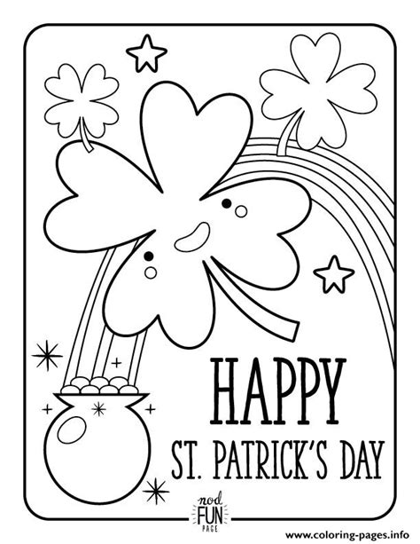 Patricks day coloring sheets and choose from thousands more coloring pages on allkidsnetwork.com! St Patricks Day Coloring Pages Printable