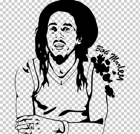 Marley black drawing white bob and. Bob Marley Nine Mile Coloring Book Drawing PNG, Clipart ...