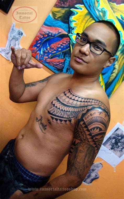 Some of these kalinga tattoo patterns are linear or circular. IMMORTAL TATTOO MANILA PHILIPPINES by frank ibanez jr ...