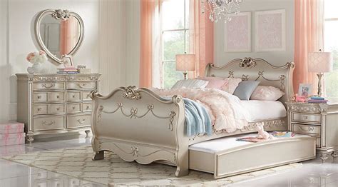 The disney princess furniture collection at rooms to go kids is quite lovely, but not truly fitting of my little princess. Pin by Vicki Blake on Be Our Guest | Princess bedroom set ...