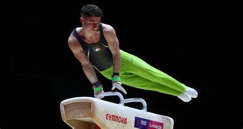 Ireland's rhys mcclenaghan produces a superb display & he is the men's pommel horse european champion! Gymnast Rhys McClenaghan celebrates historic European gold ...